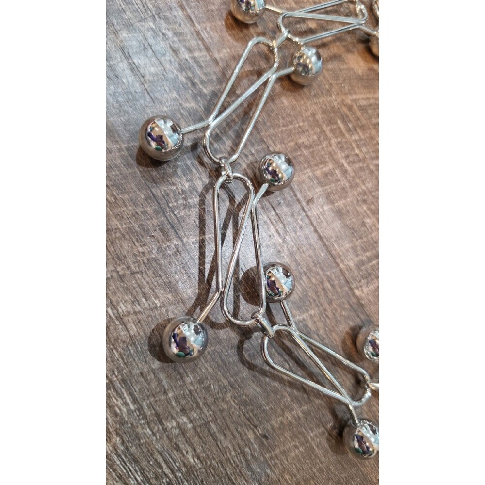 Silver Modern Gothic Punk Choker Necklace - Picture 3 of 4